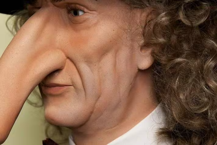  Thomas Wadhouse, el hombre con la nariz más grande del mundo