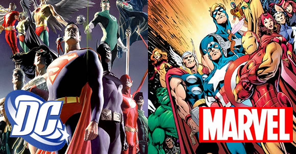  ¿Quiénes fueron los primeros héroes de Marvel y DC?